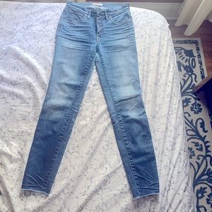 High waisted Madewell jeans, size 27